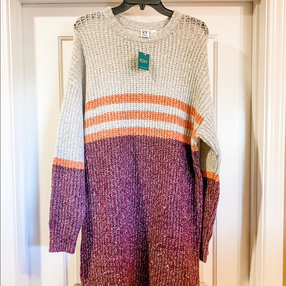 Roxy Crochet Sweater Dress